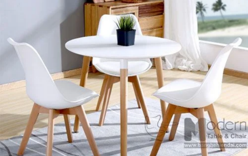 GHẾ ĂN LƯNG NHỰA NỆM PVC CHÂN GỖ DSW-P1 Ở HCM GIÁ RẺ, GHẾ ĐẸP BỀN CHO MỌI KHÔNG GIAN